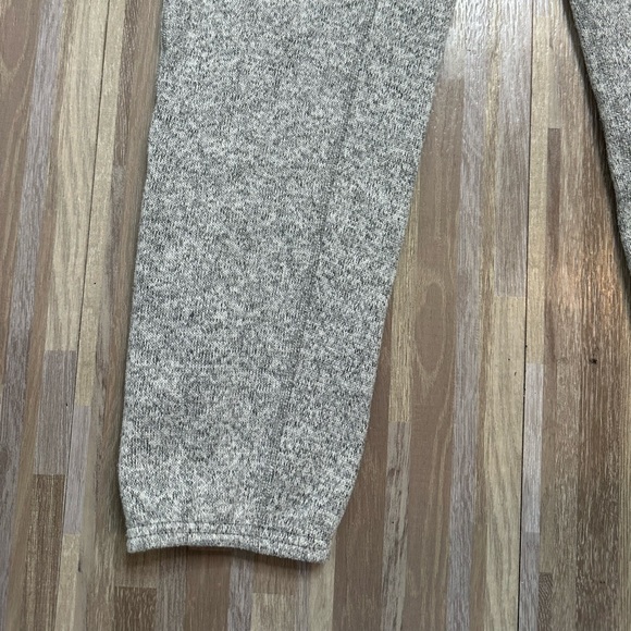 Nike Fleece Heather Gray Sweatpants with Zip Ankles, Women's Size Small - Picture 2 of 15